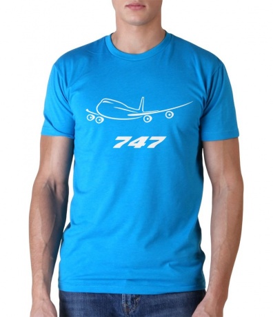 Мужская футболка Boeing 747