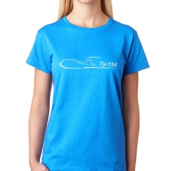 Женская футболка Ту-154