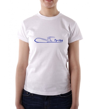 Женская футболка Ту-154
