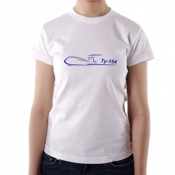 Женская футболка Ту-154