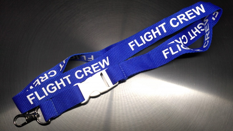 Лента для бейджа Flight Crew