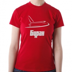 Женская футболка Буран