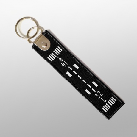 Брелок «Взлётно-посадочная полоса» со своим номером