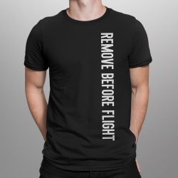 Мужская футболка Remove Before Flight