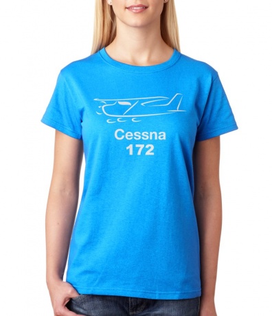 Женская футболка Cessna 172