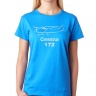 Женская футболка Cessna 172