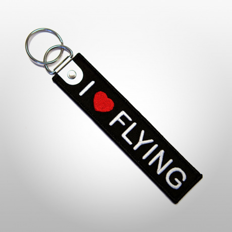Брелок I ❤ Flying