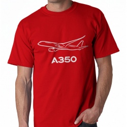 Мужская футболка Airbus A350