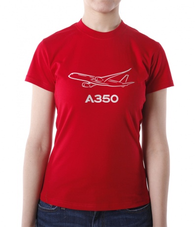 Женская футболка Airbus A350