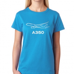 Женская футболка Airbus A350