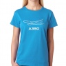 Женская футболка Airbus A350
