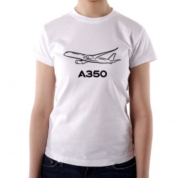 Женская футболка Airbus A350