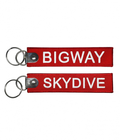 Брелок SKYDIVE / BIGWAY красный