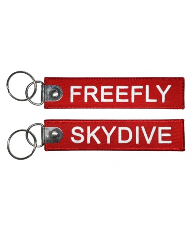 Брелок SKYDIVE / FREEFLY красный