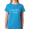 Женская футболка ТУ-214
