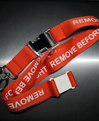 Лента для бейджа Remove Before Flight