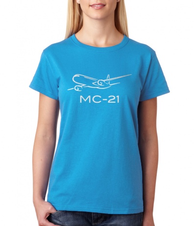 Женская футболка Иркут МС-21