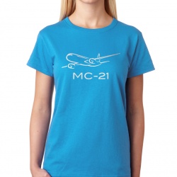 Женская футболка Иркут МС-21