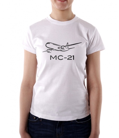 Женская футболка Иркут МС-21