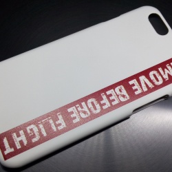 Чехол для телефона Remove Before Flight белый