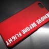 Чехол для телефона Remove Before Flight красный