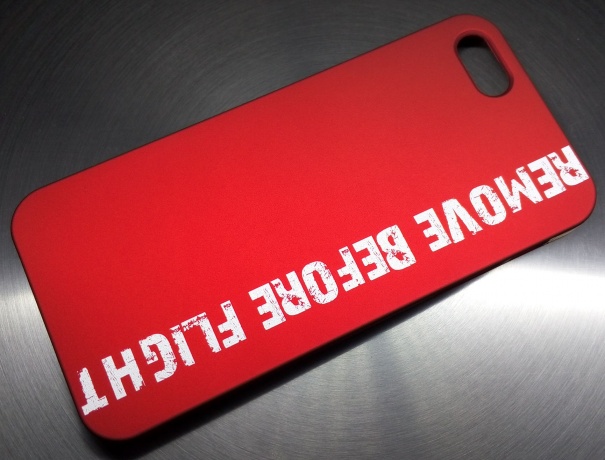 Чехол для телефона Remove Before Flight красный