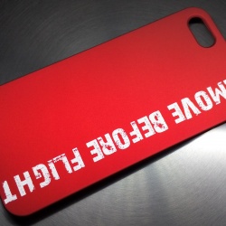 Чехол для телефона Remove Before Flight красный