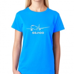Футболка женская Sukhoi Superjet 100