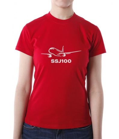 Футболка женская Sukhoi Superjet 100