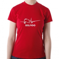 Футболка женская Sukhoi Superjet 100