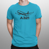 Мужская футболка Airbus A321
