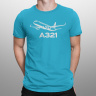 Мужская футболка Airbus A321