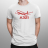 Мужская футболка Airbus A321