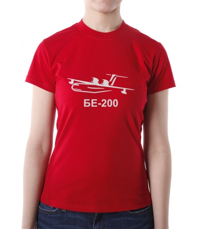 Женская футболка Бериев Бе-200
