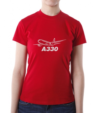 Женская футболка Airbus A330