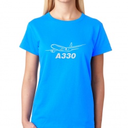 Женская футболка Airbus A330