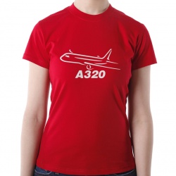 Женская футболка Airbus A320
