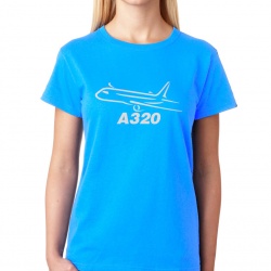 Женская футболка Airbus A320