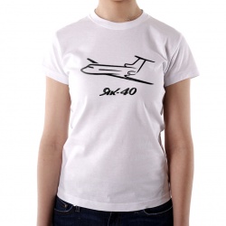 Женская футболка Як-40