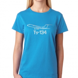 Женская футболка Ту-134