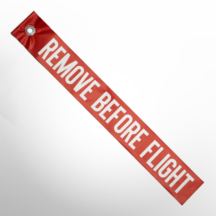 Сигнальная лента REMOVE BEFORE FLIGHT 600x80 мм