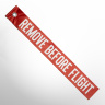 Сигнальная лента REMOVE BEFORE FLIGHT 600x80 мм