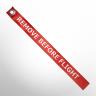 Сигнальная лента REMOVE BEFORE FLIGHT 335x30 мм