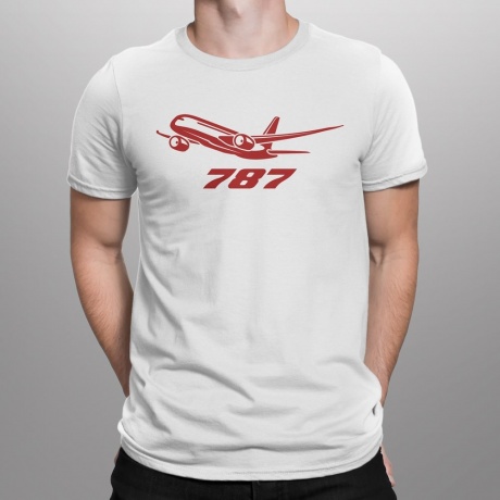 Мужская футболка Boeing 787 Dreamliner