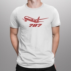 Мужская футболка Boeing 787 Dreamliner