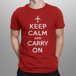 Мужская футболка Keep Calm and Carry On