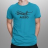 Мужская футболка Airbus A220