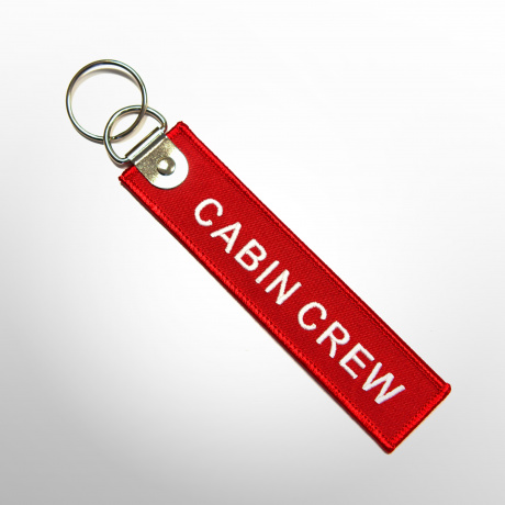 Брелок Cabin Crew красный